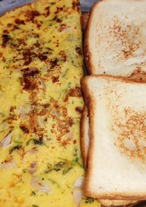 वेज आमलेट (veg omelette recipe in Hindi) रेसिपी मुख्य फोटो
