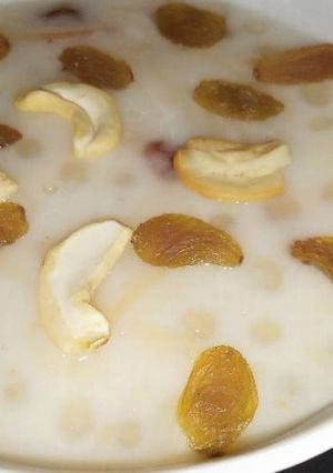 A picture of Vermcelli(semiya) Sagu payasam.