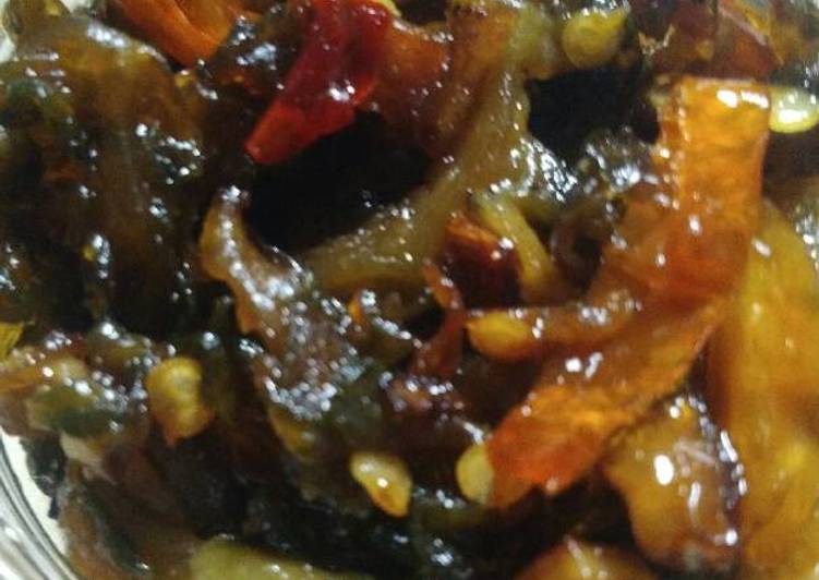 Cara meracik Sambel pare Anti Gagal