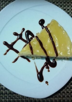 Una foto de Tarta helada de limón