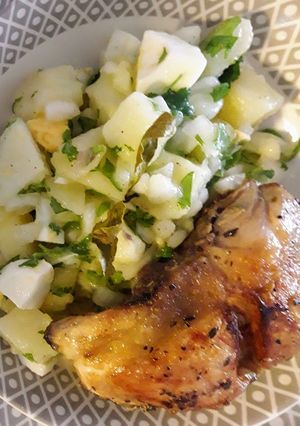 Una foto de Ensalada de papas