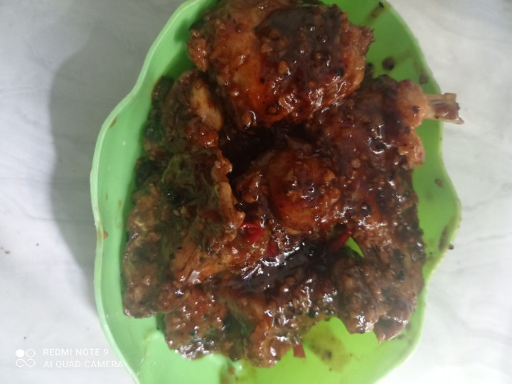 Cara Membuat Ayam kecap LADA HITAM Ekonomis