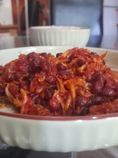 Foto resep Teri kacang balado basah asam manis