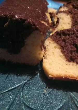 Una foto de Budín marmolado