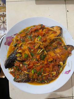 Hình của món Cá Thu Sốt Cà Chua.