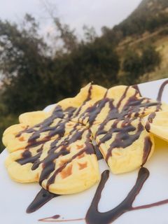 صورة لوصفة وافل بالشوكولاتة 🍫♥️