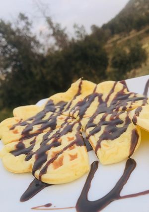صورة لوصفة وافل بالشوكولاتة 🍫♥️