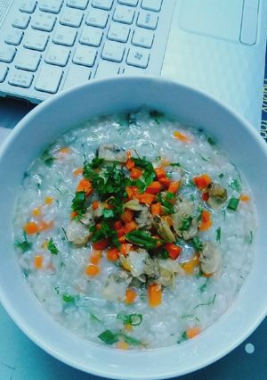 Hình của món Cháo ngao.
