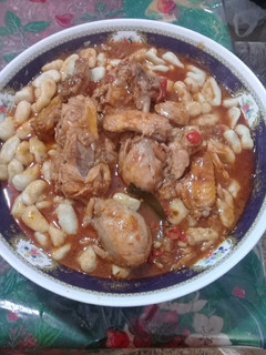 Una foto de Ñoquis con pollo