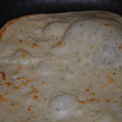 Pitta bread (Naan) A picture of Pitta bread (Naan).
