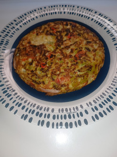 Una foto de Tortilla de espárragos en conserva