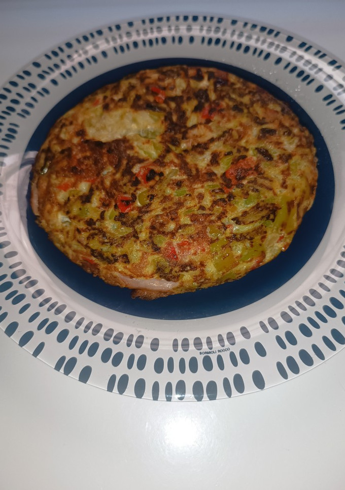 Una foto de Tortilla de espárragos en conserva