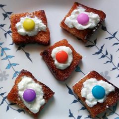 A picture of Crispy bread delight.