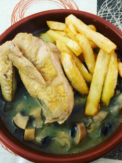 Una foto de Pollo a la maría