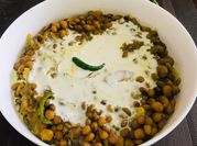 A picture of beans in coconut cream