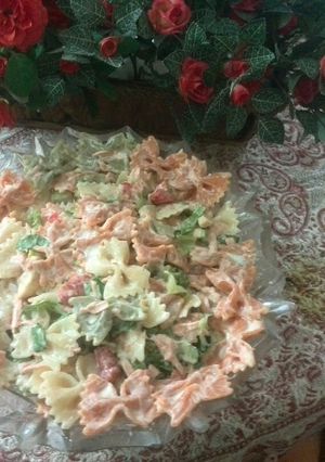 عکسی از دستور سالاد ماکارانی 😋