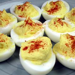 A picture of Deviled Eggs.