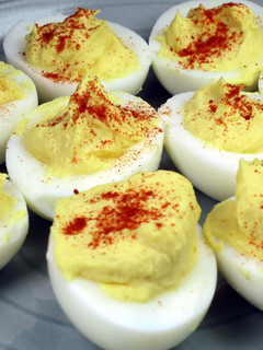 A picture of Deviled Eggs.