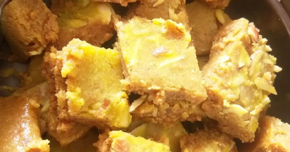 Trupti Buddhdev દ્વારા રેસીપી મોહનથાળ(Mohan Thal Recipe In Gujarati ...