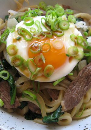 A picture of Quick & Easy Sukiyaki Udon.