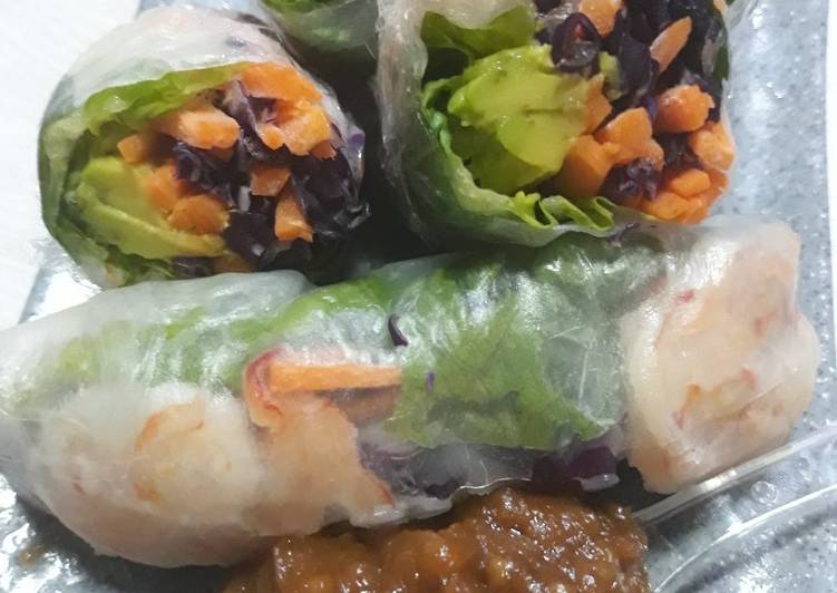 Resep Vietnam Fresh Vegetable Roll Anti Gagal