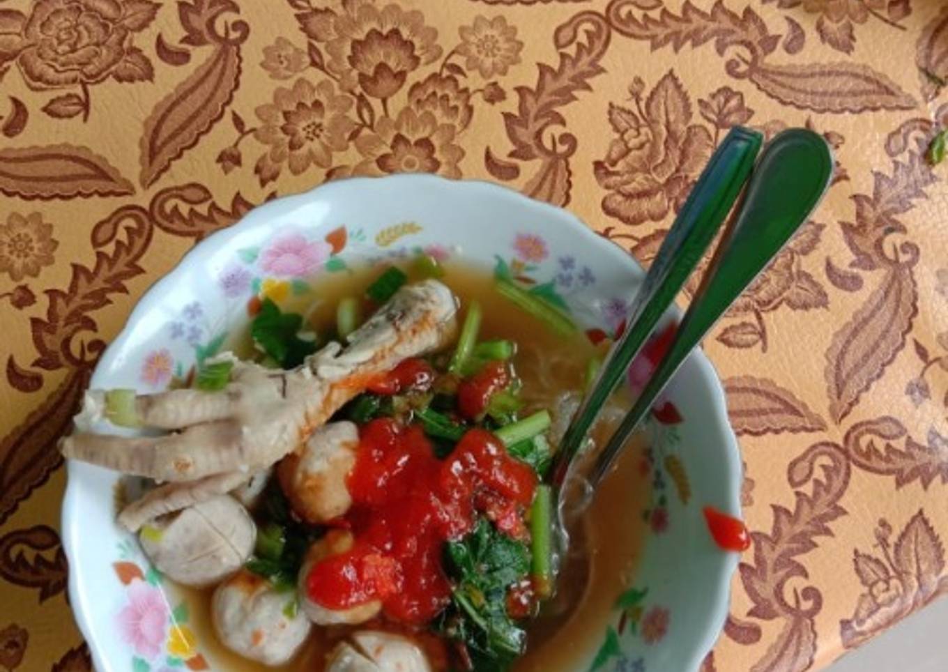 Bakso ayam ala2 disna