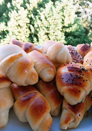 صورة لوصفة كروسان_بالشكولا_والجبن