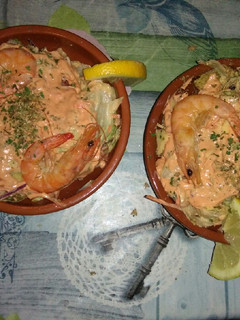 Una foto de Cóctel de gambas