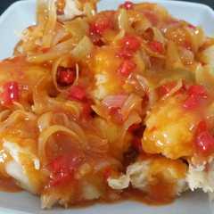 รูปของ Cumi goreng tepung saus padang