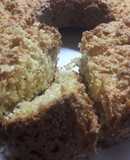 Budín de coco y naranja