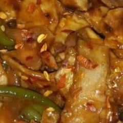 A picture of Roti Manchurian.