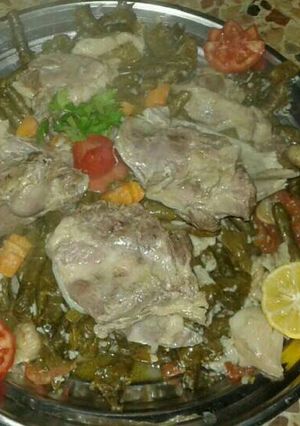 صورة لوصفة ورق عنب بقطع اللحمة
