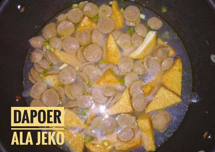 Sayur Bening Bakso + Tahu Ala Jeko