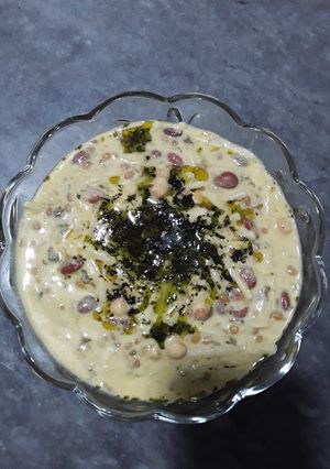 عکسی از دستور آش رشته با ماست 😍😋