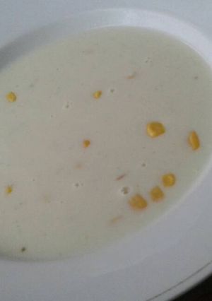 صورة لوصفة حساء الذرة