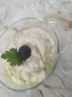 صورة لوصفة سلطة البابا غنوج او بادنجال مشوي 🍆🍆