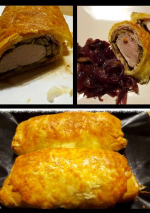 Mini Wellington sertésszűzből #valentinnap recept fotója
