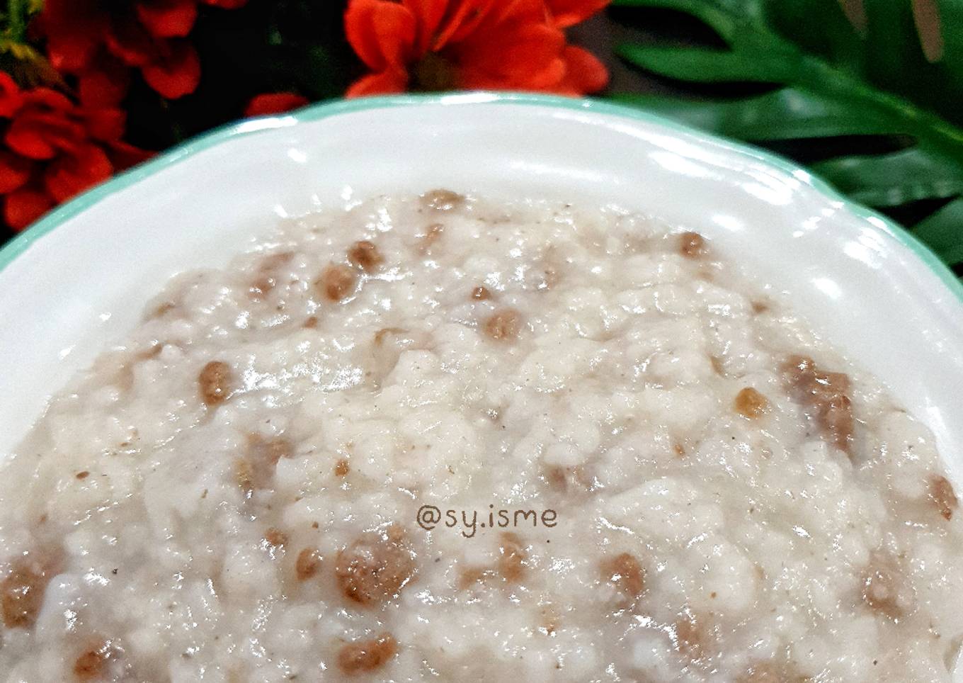 Bubur Daging Cincang (Sisa Nasi Kemarin)