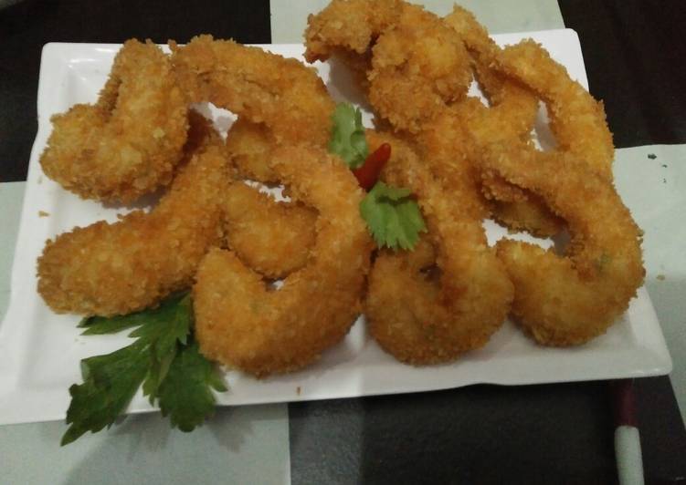 Resep Udang goreng tepung mudah Anti Gagal