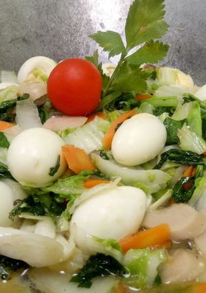 Foto resep Tumis Sayur Telur Puyuh