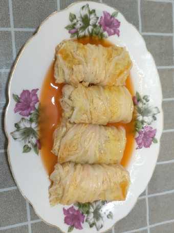 Resep Sawi gulung ayam Gampang