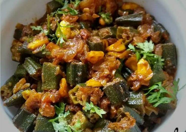 Bhindi corn masala