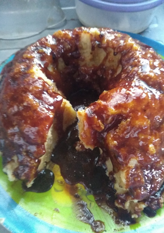 Una foto de Budín de pan fácil y económico