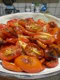 Tomates cherry confitados