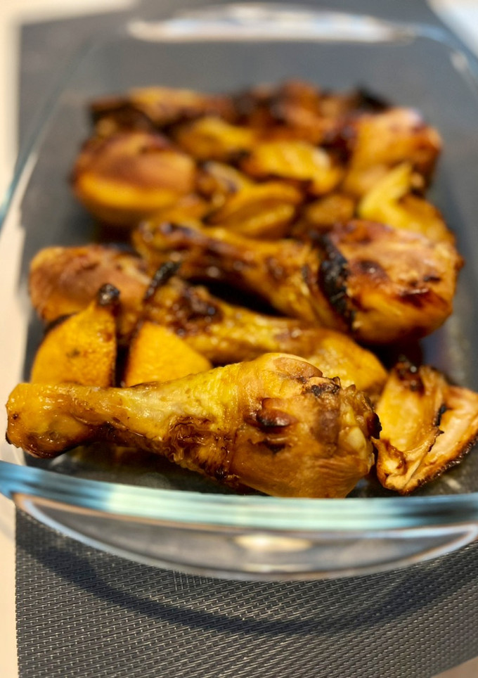Una foto de Pollo al limón en Freidora de Aire - Receta para batch cooking