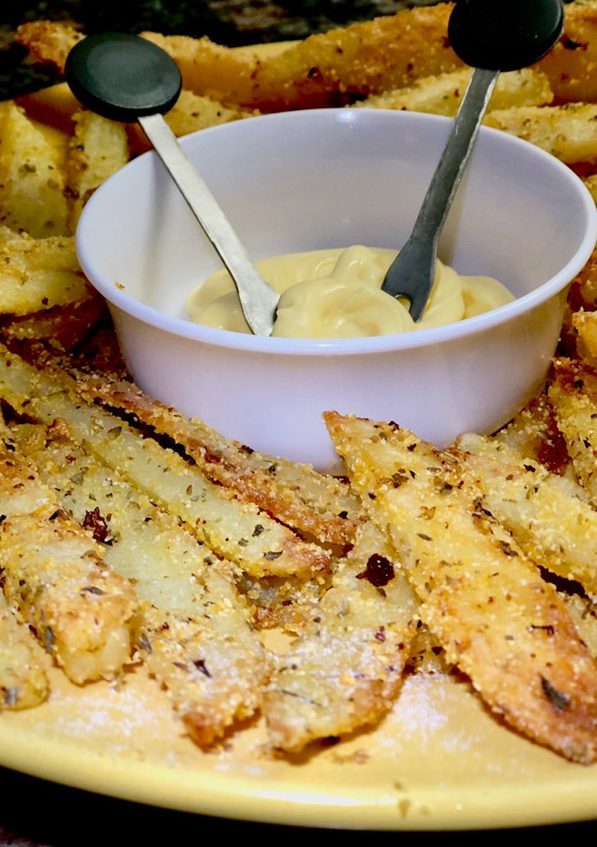 Una foto de Papas crocantes y picantes 👩‍🍳👌