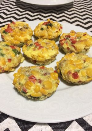 Una foto de Muffins salados ideal fin de mes