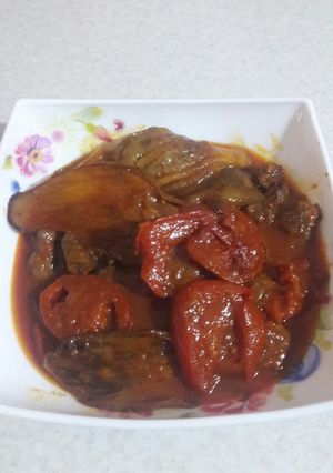 عکسی از دستور خورشت بادمجان