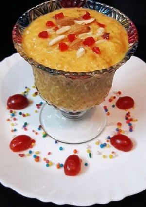 A picture of Carrot Sabudana Kheer.