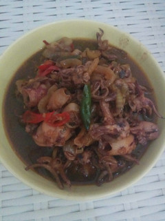 Foto resep Baby cumi lada hitam